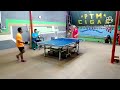Raja Spin Wahyu Kancil vs ARH Si Tangan Satu (GSG) 3-0: 16 Besar Turnamen Tenis Meja Cigas