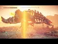 Hunting a Thunderjaw in Horizon Forbidden West