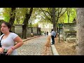 [4K] World's Most Visited Cemetery - Père Lachaise Cemetery in Paris France 🇫🇷 - Walking Tour Vlog