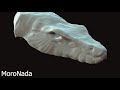 Gigantophis Face Concept Sculpt Timelapse