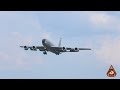 SLAMMING BIG IRON KC-135 STRATOTANKER HEAVY ON THE RUNWAY • 100TH AIR REFUELING WING RAF MILDENHALL