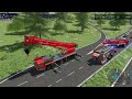 RESCUING FLIPPED BUS FROM THE AUTOBAHN with ADAC | Public Work | Farming Simulator 22 | Episode 51