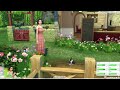 Interaction with a Wild Rabbit, The Sims 4 Cottage Living