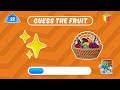 Guess The Fruit By Emoji 🍎🍍Daily Quiz Fix