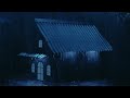 Relaxing Roof Cabin Rainy & Thunder for Sleep Hypnosis | Beat Insomnia & Calm Your Mind Naturally