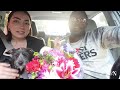 Giving Out Flowers