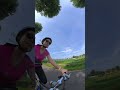 Cycling around my village to practice my new race bike 🤗❤️