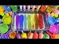 40 min Satisfying Slime !🌈 Kuromi & Hell0 Kitty Rainbow Slime Mixing With Makeup🌈ASMR