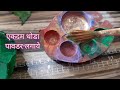 DIY homemade decorative Diya easy craft Diwali decoration ideas होममेड दिये दिवाळी सजावट दिवे 🪔🎊