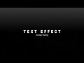 100+ text effects (that come with after effects)