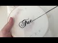 ASMR embroidery