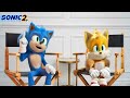 ENTREVISTA DINÁMICA CON SONIC, TAILS Y KNUCKLES (ESPAÑOL LATINO) - SONIC 2 LA PELÍCULA 2022