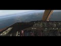 Heavy Boeing 747-100 NASA Shuttle Carrier Evening Bumpy Landing At KSEA | Xplane 11 | Cinematic | HD