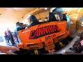 VR 360 Cannibal Roller Coaster Front Seat On Ride POV Lagoon Amusement Park 2023 09 30