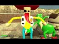 SPARTAN KICKING AND MEGA PUNCH COLORED 3D SANIC CLONES MEMES ( 3D MEMES ) TORTURE in Garry's mod !