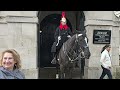 MASSIVE SHOUT AT IDIOTS attracts POLICE as ORMONDE deals with pesky tourists at Horse Guards!