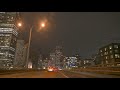 Night Driving from Bellevue to Seattle USA 4K UHD HDR 2020