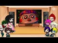 Class 1A + Mei Hatsume reacts to Superhorrorbro FNAF animatronic explained: Ballora and BB