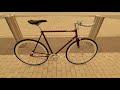 I rescued this vintage bike and turned it into a fixie