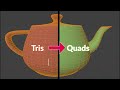 Blender Secrets - 5 minutes of N-Gons to Quads tips