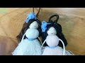 Anh thư/Decorative thread doll#Anhthudiy #diy #handmade #decor #bupbe