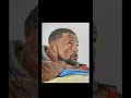 Gini Wijnaldum time-lapse drawing (How to draw hair waves)