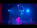 Aerial artists at Carl Cox at Space Ibiza, September 18, 2012