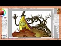 Don't Look Behind 【SpeedPaint】Gravity Falls || Over The Garden Wall