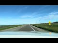 Green Fields. Highway Drive. Saskatchewan Canada 🇨🇦