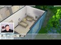 I built a house hidden in a hill - The Sims 4