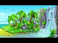 Guided Meditation for Kids | WATERFALL SHOWER | Mindfulness Meditation for Children