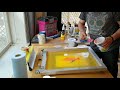 Screen print monotypes