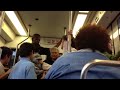 Crowded Los Angeles Metro Blue Line Train ( भीड़ ट्रेन) (قطار مزدحم)