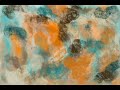 Creating 'Painter's Reverie' | Soft Blue, Orange, and White Abstract Art #Shorts