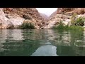 Hiking and swimming in Wadi Shab || Oman