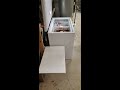 Home made chest freezer organizer bins.