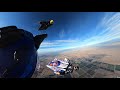 Wingsuit Crash Landing and Flocking With Friends