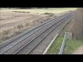 Trains at Gun Lane Footbridge (27/01/24)