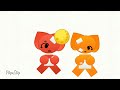 adopt baby red and orange #flipaclip #animation #capcut #emojicat #emojicatbaby