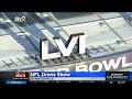 Super Bowl Drone Show Over L.A. Convention Center