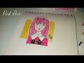 رسم بمنتصف الليل •💗~ تغذية بصرية بالماركر🌷Marker colouring