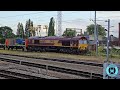 the last of the coal at Chesterfield and trains at Doncaster 28/6/24