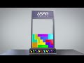 Tetris Gummy Race Softbody Simulation ASMR