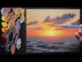 Captivating Light and Realistic Water - How To Paint an Ocean Sunset in Oils