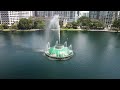 Lake Eola Orlando Florida. Shot on DJI mini 2