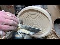 Richard Raffan turns an ash bowl using only scrapers.