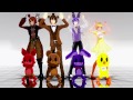 【Five Nights At Freddy's - Caramelldansen】MMD