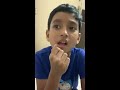 Aarush talking about Airplanes