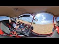 Experience a ride in the cockpit of a Yamaha 1000cc Apex powered Tazcar in the sand dunes.Also FL400