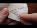 Hand Sewing Tutorial (RIGHT HANDED): Backstitching
